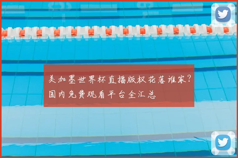 美加墨世界杯直播版权花落谁家？国内免费观看平台全汇总