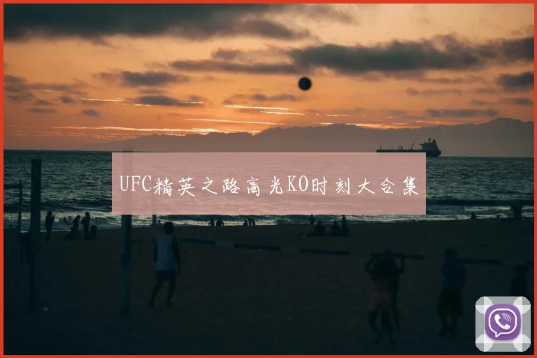 UFC精英之路高光KO时刻大合集
