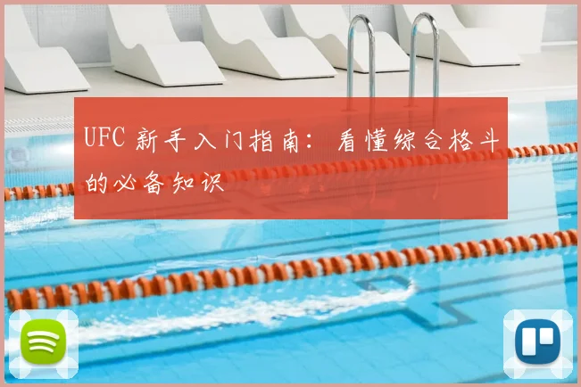 UFC 新手入门指南:看懂综合格斗的必备知识